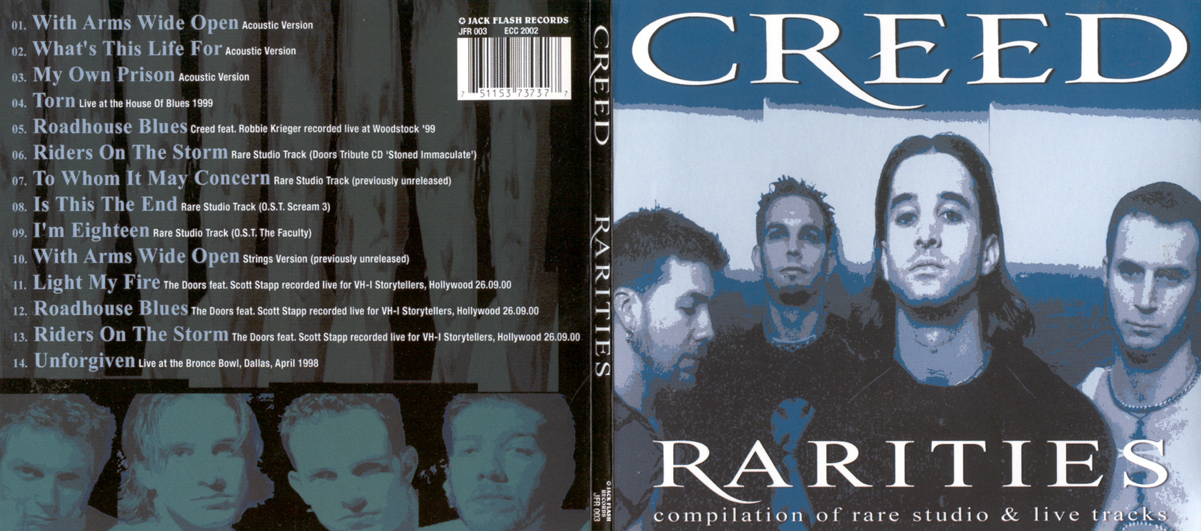 Creed  Rarities (bootleg)  digipak